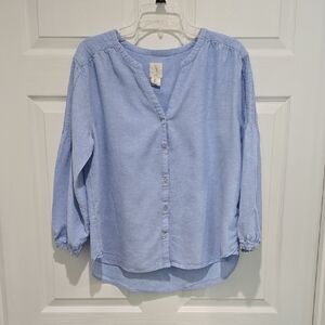Joie Soft Blue Button-Down Shirt